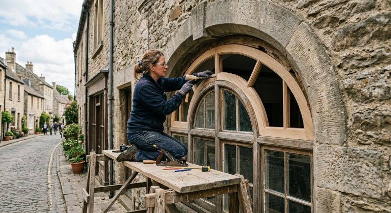 Curved Window Repair in Alpharetta, GA