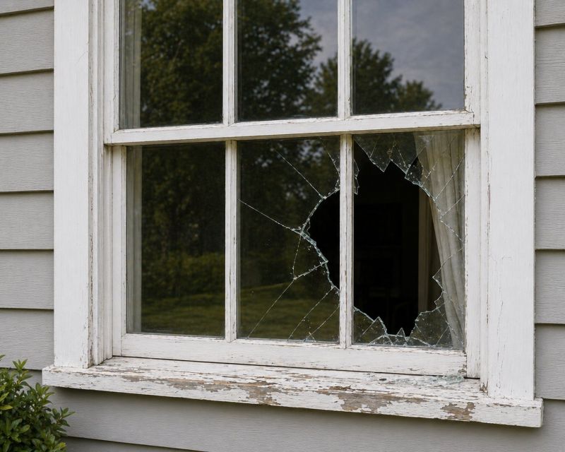 Cracked Window Repair in Alpharetta, GA